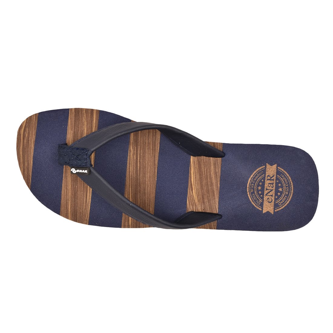 enar women's navy color thong-style slippers/flip flops