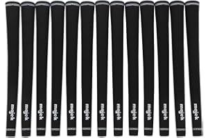 MAJEK GRIPS 13 Piece Senior Men's Majek Jumbo OverSize Tour Pro Velvet Golf Grips +1/8" Thicker than standard Perfect for Large Hands or Arthritic Fingers