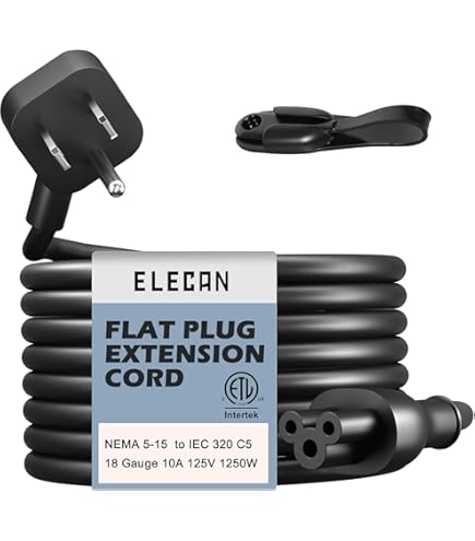 MD OMTSD CABLE ニット / MICKEY Amazon.com: Elecan 45 Degree Angled Flat Plug Mickey Mouse