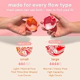 Bodyotics Reusable Menstrual Disc, Leak Proof, 12-Hour Comfort, Sizes S & L view 2