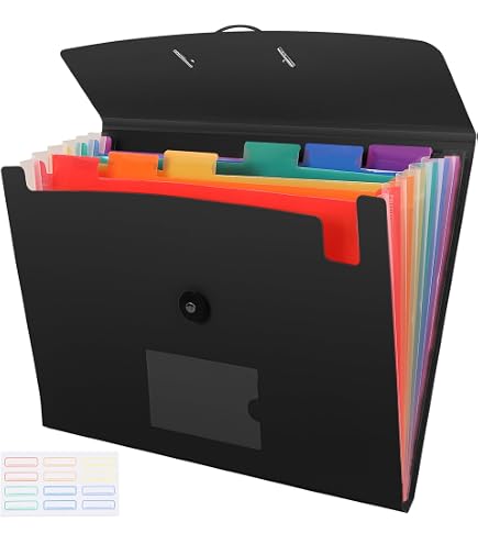 Amazon.com : Accordian File Organizer 7 Pocket Expanding File
