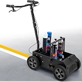 CXRCY High-Performance Parking Lot Striping Machine, Compatible with Inverted Marking Spray Paint, Striping Line Marking Machine for Fast and Accurate Marking, Line Striper