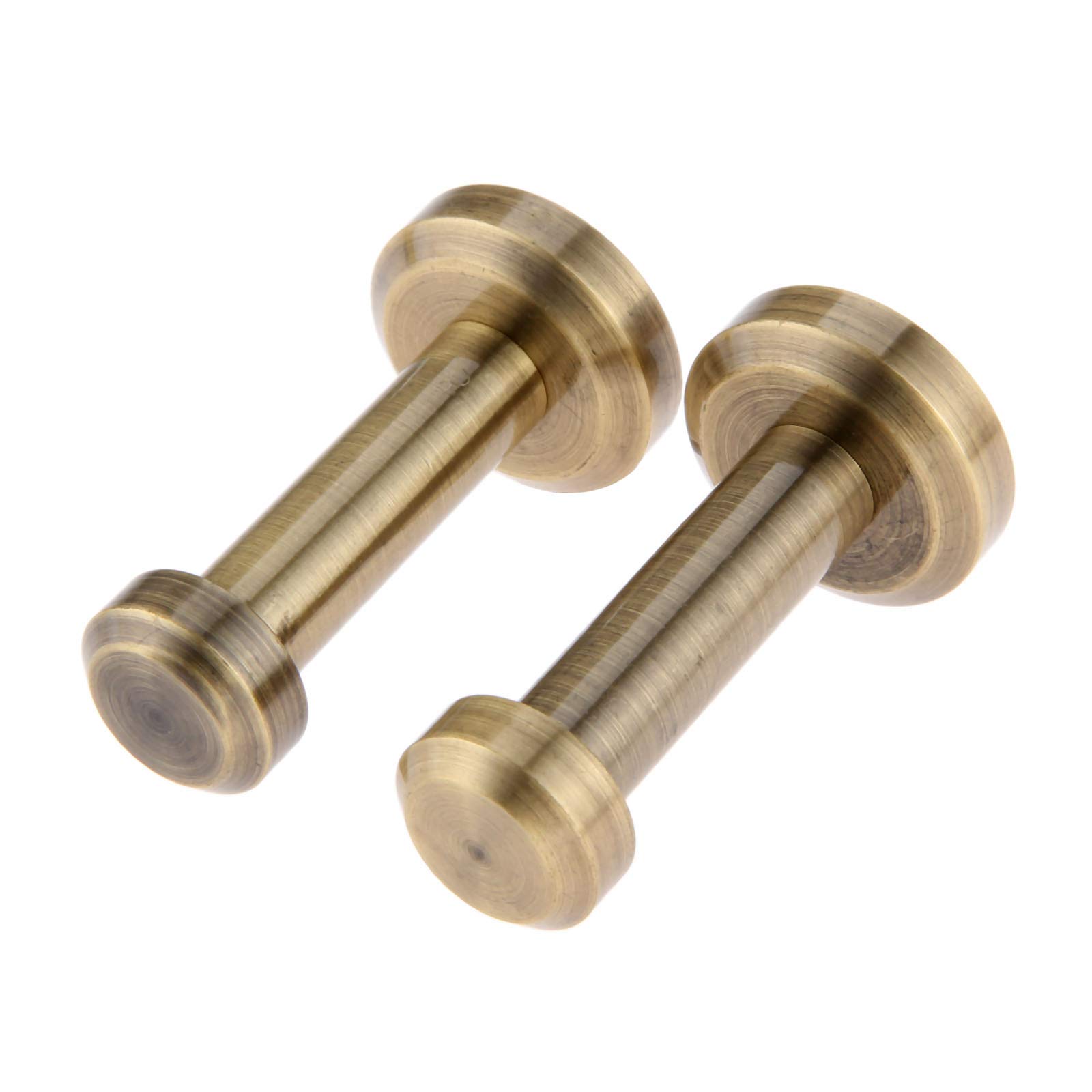 Mgoodoo 2pcs Wall-Mount Robe Coat Hook,Antique Brass Bathroom Towel Hook, Heavy Duty Clothes Hanger for Bedroom Lavatory Closets Office