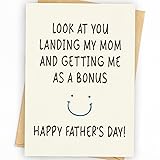 WowBefun Funny Fathers Day Card & Gifts from