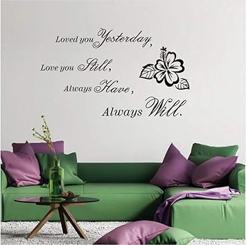 Etiqueta De La Pared Te Amo Ayer Te Amo Todavia Siempre Tenes