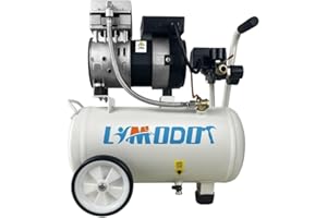 Limodot Quiet Air Compressor Portable, 70 dB, Silent and Electric for Car and Bike Tires, Nail Gun, and Pneumatic Tools, Garage, Shop, or Mechanic Accessories, 115V