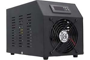 Aquarium Chiller, 16gal 60L Hydroponic Water Chiller with Pump and Hose, Quiet Refrigeration Compressor Water Cooling System 