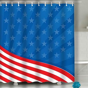 Amazon Com Yilinger Fabric Shower Curtain 60x72 Inch Water