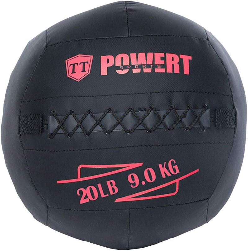 ZhiWei Slam Balls, Soft Shell with Non-Slip Grip - Medicine Wall Ball for Slamming, Bouncing, Throwing - Exercise Ball for Crossfit, TRX, Plyometrics, Cross Training,20LB