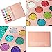 Glitter Eyeshadow Palette Makeup,Afflano Highly Pigmented Glitter Eyeshadow Pallet,Professional Pink Blue Green Red Gold Purple Long Lasting Waterproof (Glitter Eyeshadow Palette 24 Colors)