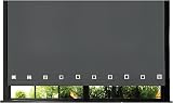 Funky Gadgets Square Eyelet Light Filtering Roller Blinds Charcoal Grey 60x210