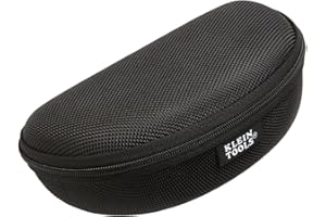 Klein Tools 60176 Safety Glasses Case, Hard Eye Protection Case with Zipper Closure