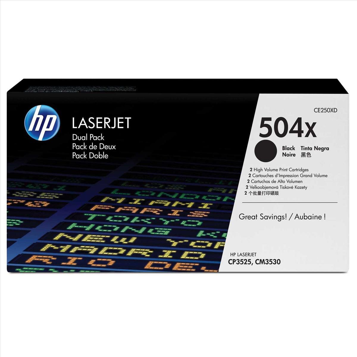 HP CE250XD (504X) Toner black