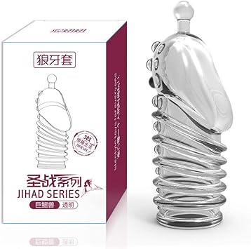 Amazon De Toy No Vibrator Wiederverwendbares Kondom Mit Weichen Stacheln Penisvergrosserung Cock Man Ring Fur Mannliche Erwachsene Spiel Sexspielzeug Fur Paare Jukun Toum