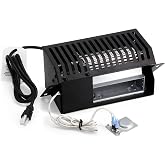 Criditpid CB36 Circulator Blower Fan Kit Replacement for US Stove, Ashley, King, Vogelzang Wood Stoves, Upgraded Model With Thermostatic Switch.