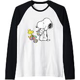 Peanuts Snoopy Easter Egg Raglan Baseball Tee