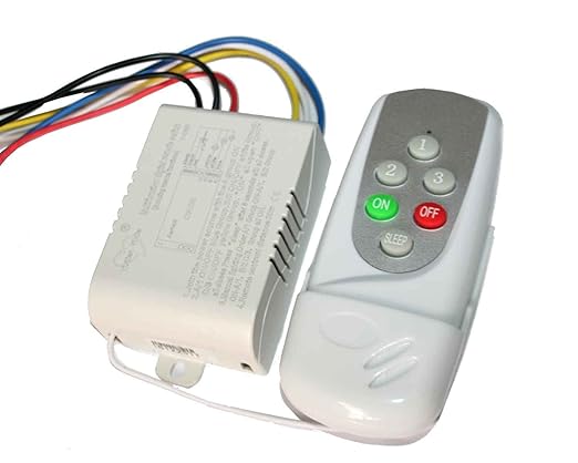 Inditrust Wireless Remote Switch for 3 Lights Fans with Sleep Timer Mode