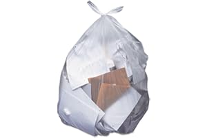 OFFICE REALM Heritage H4832RC Low-Density Can Liners, 12-16 gal, 0.35 mil, 24 x 32, Clear, 500/Carton