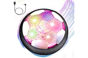 JRD&BS WINL Hover Soccer Ball Boys Toys Rechargeable Football Toys for Kids LED Soccer Ball for 3-12 Year Old Fun Toy for Boy and Girls Birthday Gifts for Kids Fun Soccer Training Equipment (p)