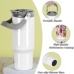 Tswofia 30 Oz Sublimation Tumblers Blank with
