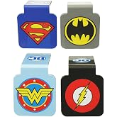 Ata-Boy Justice League Bookmark, Logo Magnetic Bookmarks (4 Set) DC Comics Gifts &amp; Merchandise