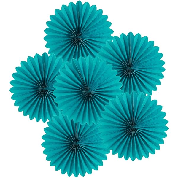 12pcs 6’’ 8’’ Honeycomb Balls Tissue Paper Fans Party...