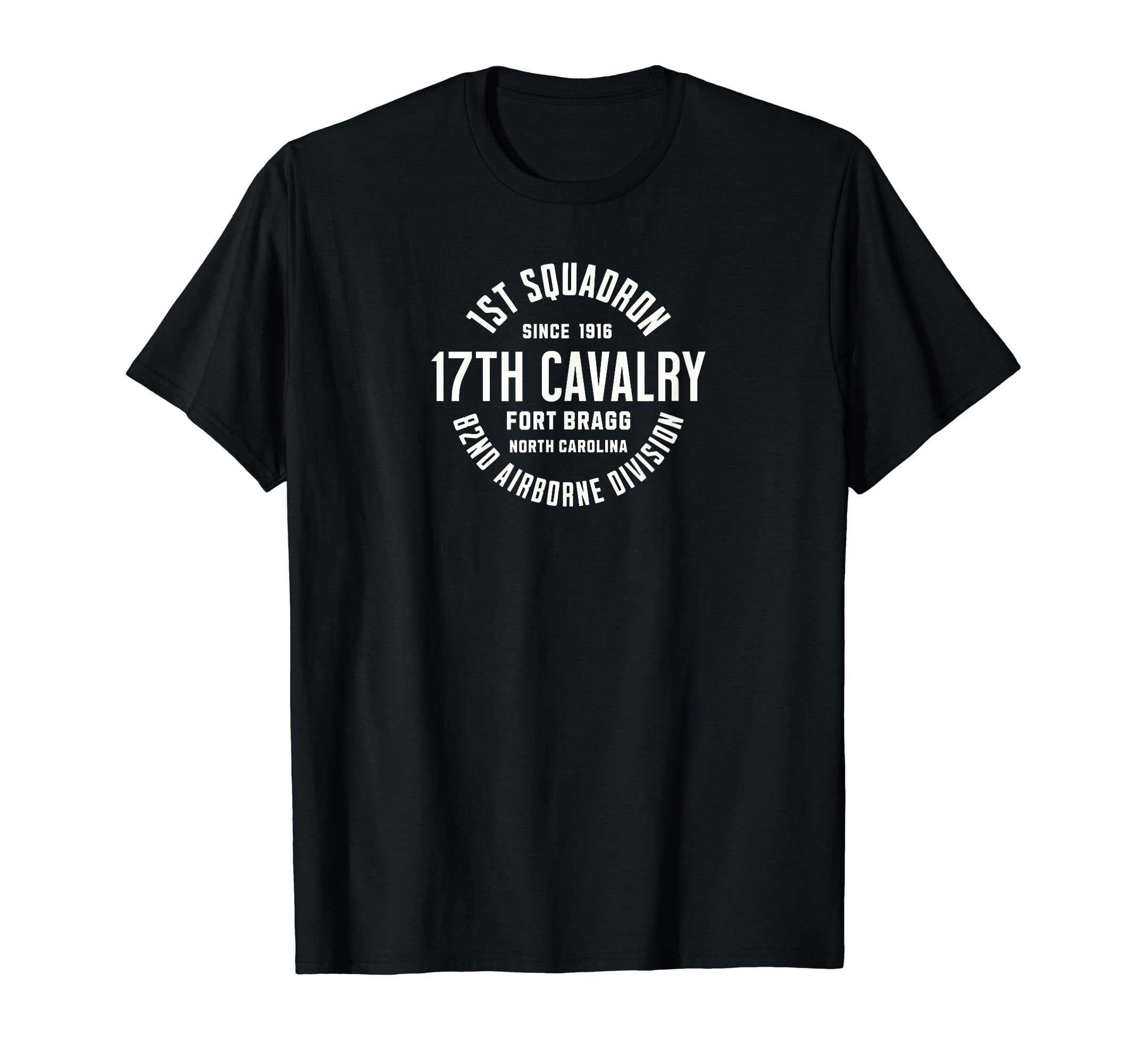 View 1 of 1st Squadron 17th Cavalry Fort Bragg Military Veteran T-Shirt size 2xl
