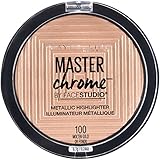 Maybelline New York Face Studio Master Chrome Metallic Highlighter, Molten Gold, 0.24 Ounce