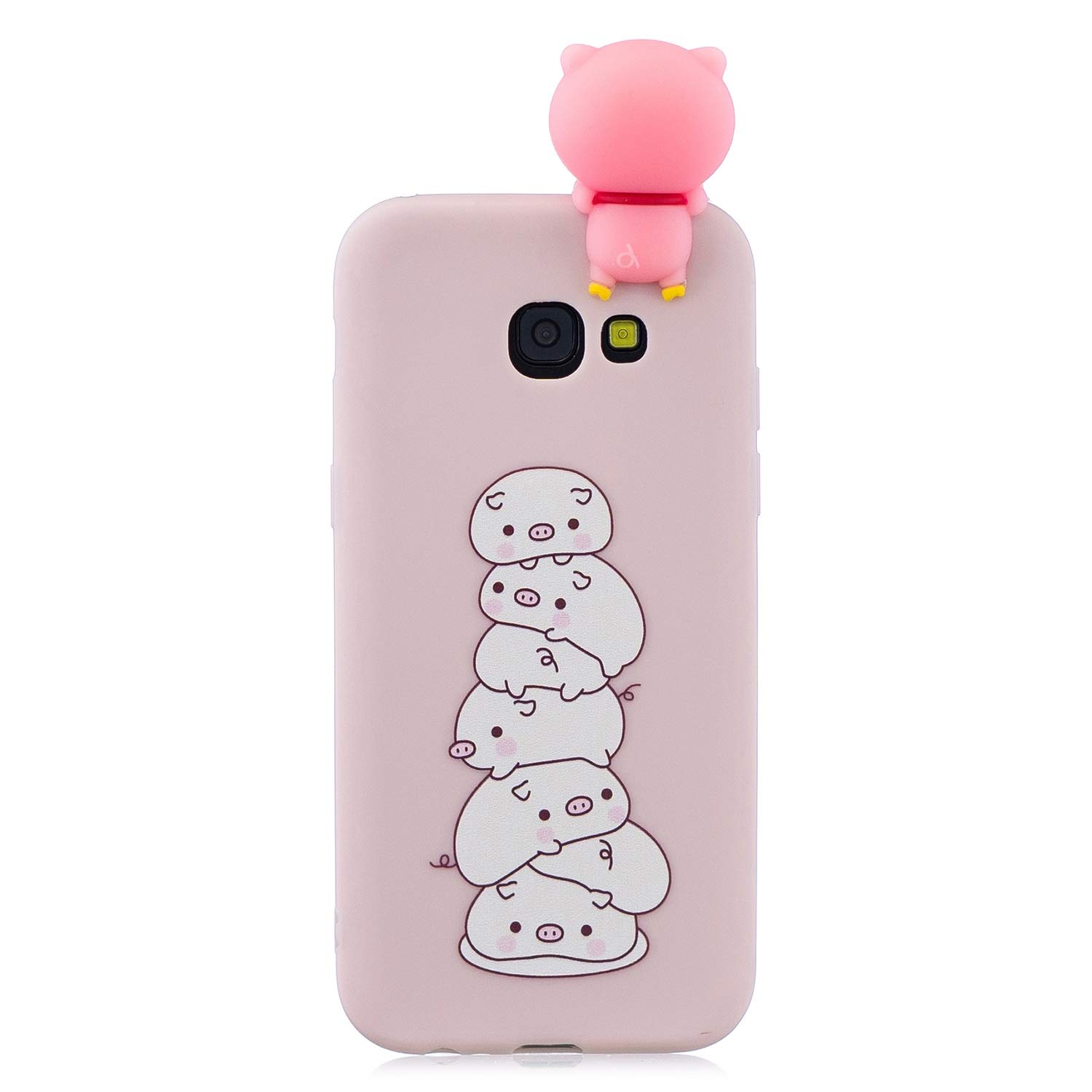 Cheap Sale Outlet Online Qy Mart Cartoon Case Compatible Samsung Galaxy A3 A3 17 Cute 3d Animal Tpu Bumper Cover Slim Fit Soft Silicone Gel Rubber Skin Back Shockproof Case With Earphone Holder