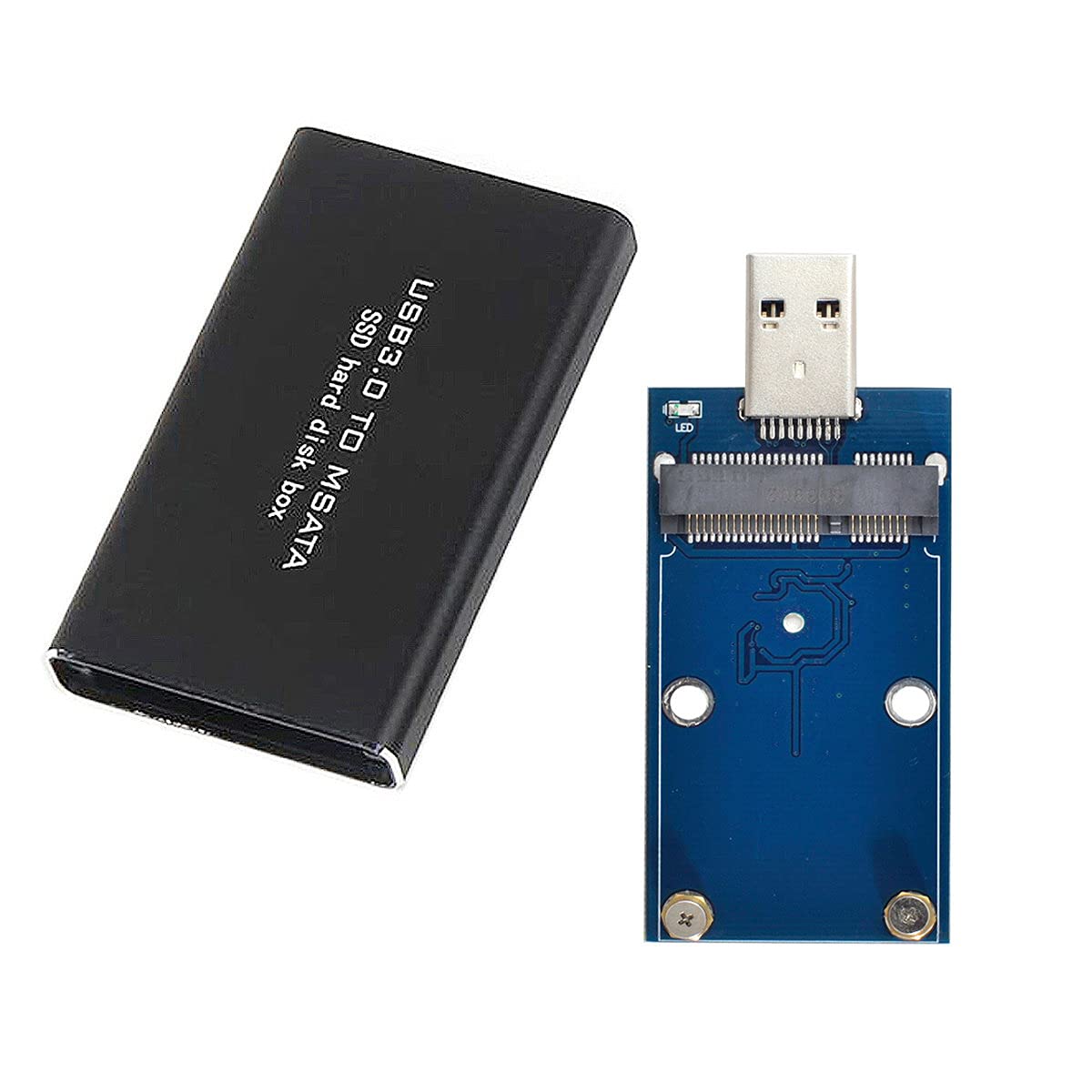CY Mini PCI-E mSATA to USB 3.0 External SSD PCBA Conveter Adapter Card With Case