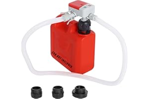 Automatic Fuel Transfer Pump with Auto-Stop Sensor(2.4GPM), Portable Battery Powered Gas Pump with Flexible Hose and 3 Adapte