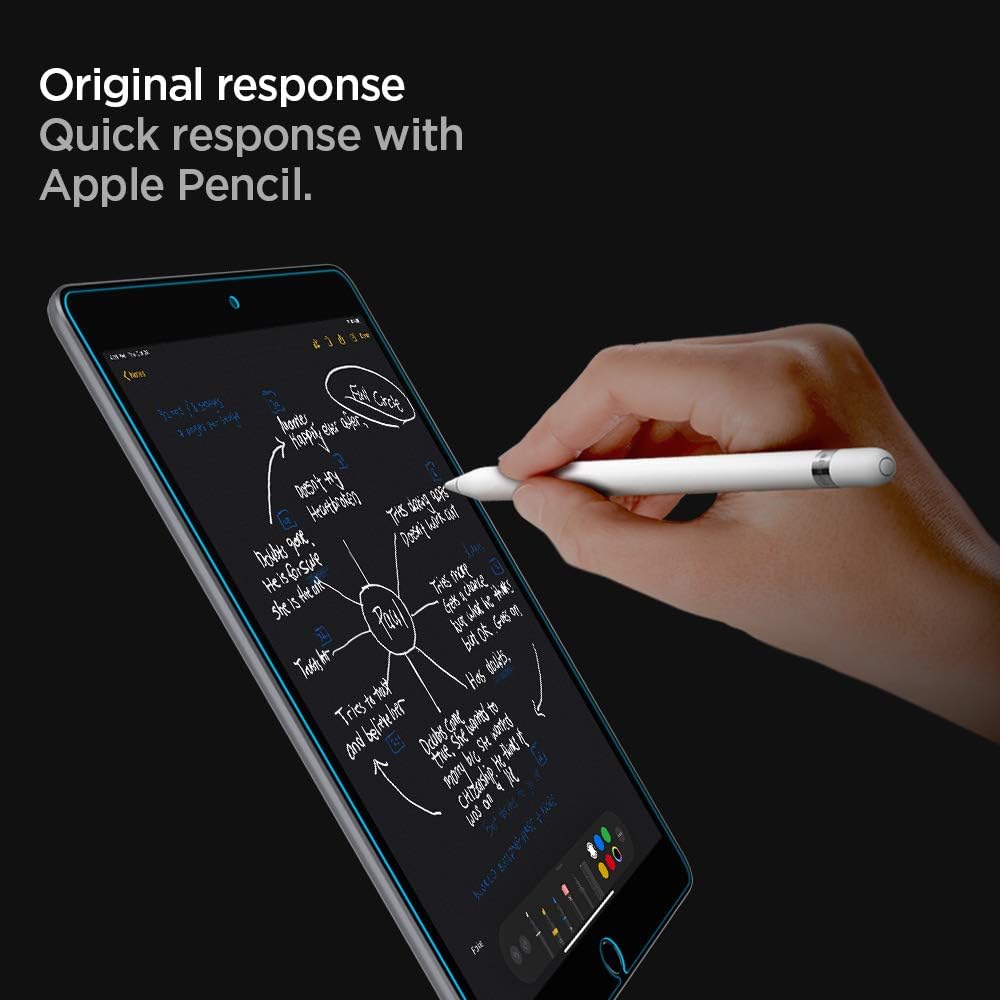 Spigen, Tempered Glass Designed for iPad 8 (2020), iPad 7 (2019), 10.2 Inch, Premium 9H, Break-Resistant - Image 5