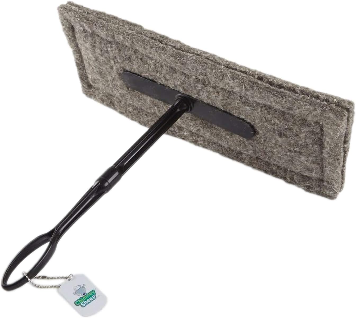 Chimney Sheep 6 x 16 Inch Oblong Chimney Draught Excluder, All Grey, 15cm x 40cm - Image 3