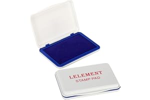 Ink Pads for Stamps | Blue Ink Stamp Pad | Rubber Stamps Ink Pad - Premium Quality Felt Pad for Stamps | Stamp Pads | Medium 