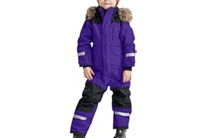 DGZTWLL Kids Boys Girls Winter Overalls Ski Suits Waterproof Windproof Snowboard Jumpsuits One Piece Snowsuit Jackets Coats