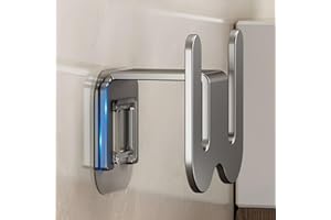 Wall Mounted Slipper Holder No-Drill, Adhesive Bathroom Shoe Rack Organizer for Shower Sandals, Space Saving Flip Flop Storag