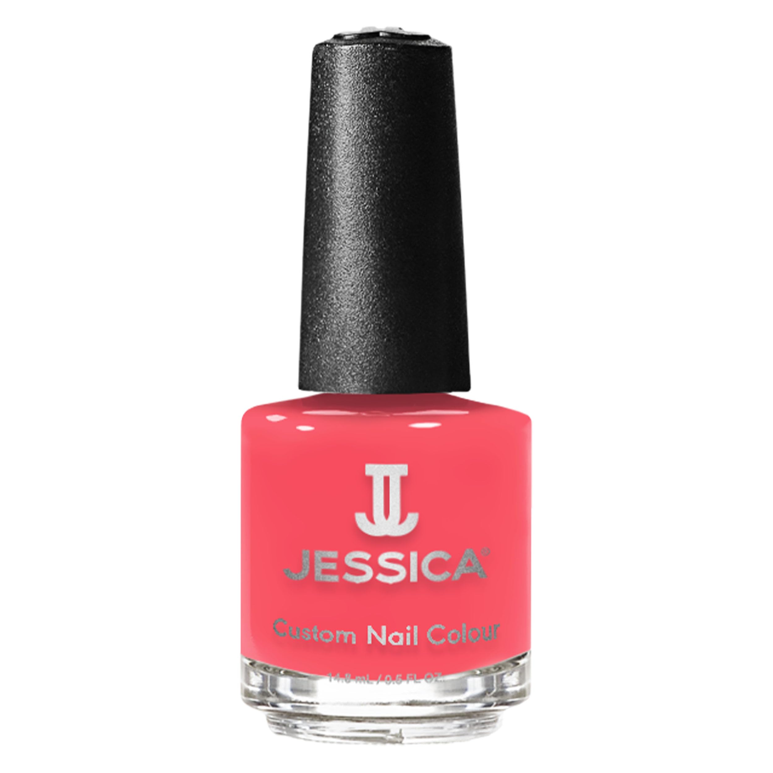 JESSICA Custom Colour Nail Polish | Award-Winning Formula | Strengthening Polish, Long Lasting Nail Varnish | Chip-Resistant & Hard-Wearing for Salon-Quality Finish | Raspberry | 14.8ml