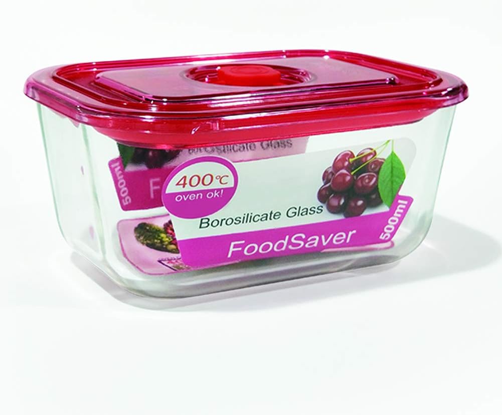 Recipientes redondos de cristal con tapas,vidrio de alta resistencia