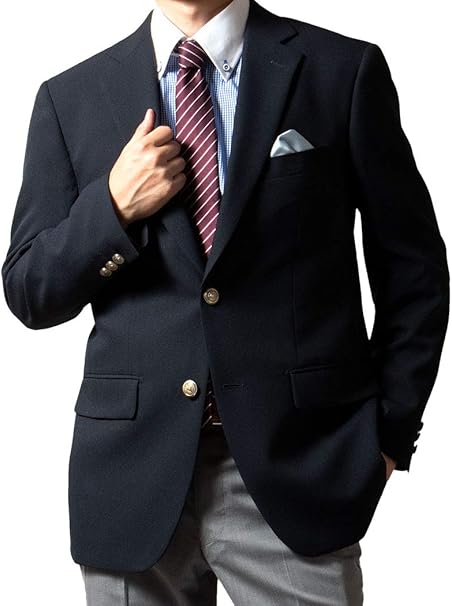 Amazon United Gold ジャケット メンズ 紺ブレ 紺ブレザー オールシーズン 春夏 秋冬 ビジネス オフィス ジャケパン ゴルフ 旅行 コート ジャケット 通販