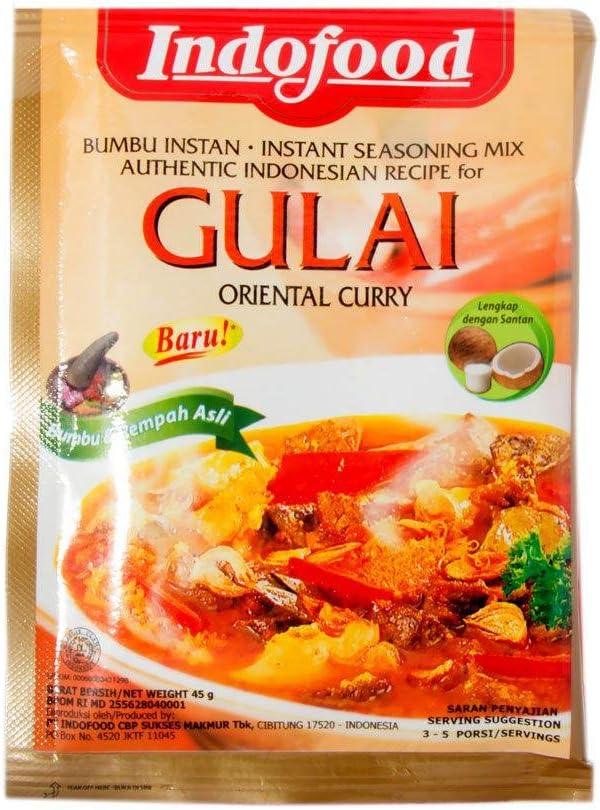 Indofood Gulai , 45 Gram (3 Packs)
