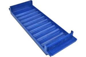 CAROUSEL CHECKS INC. Rolled Coin Plastic Storage Tray, Nickels, Blue (2 Trays)