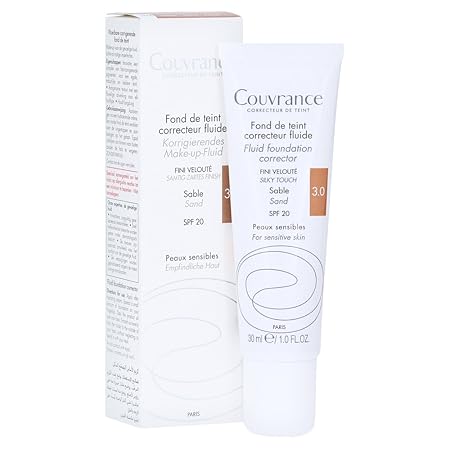 AVENE Couvrance korrigier.Make up Fluid sand, 30 ml
