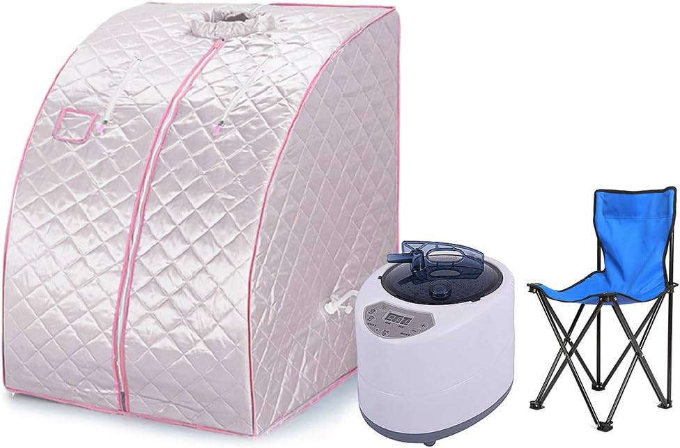 Super Saturday Portable Steam Sauna Personal Spa Body Heater Detoxify