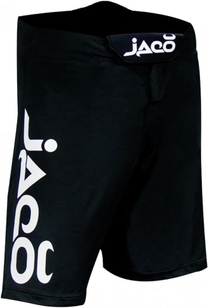 Jaco Resurgence MMA Fight Shorts Black 40 Clothing