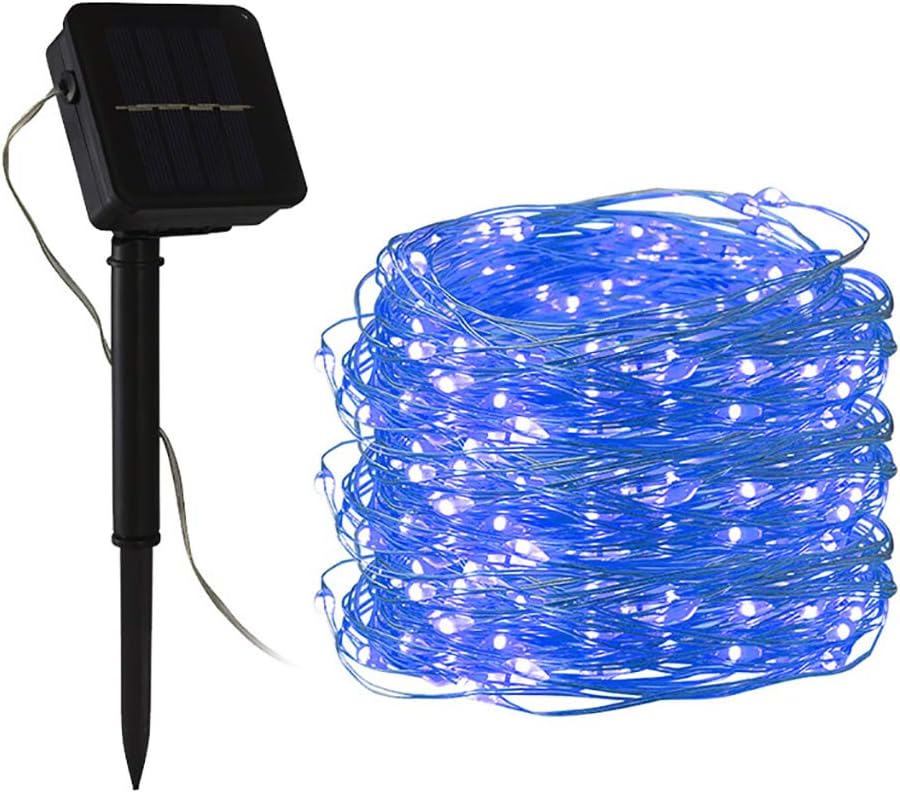 JXILY Solar String Lights, 79 Ft 200 LED Solar Powered Fairy Lights, 2
