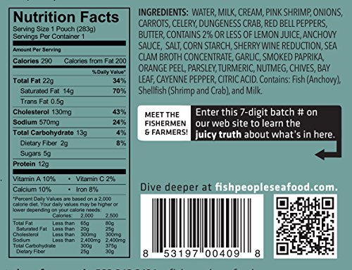 Fishpeople Dungeness Crab & Pink Shrimp Bisque, 10 Ounce