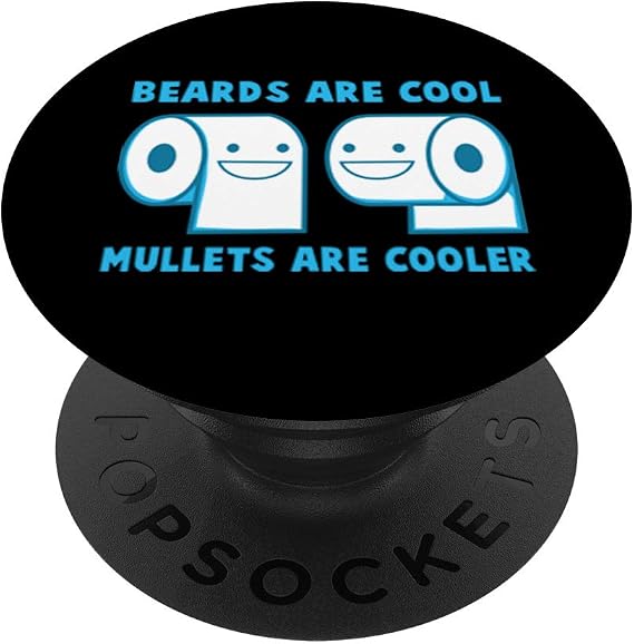 Amazon Com This Funny Mullet And Beards Toilet Paper Meme Popsockets Grip And Stand For Phones And Tablets