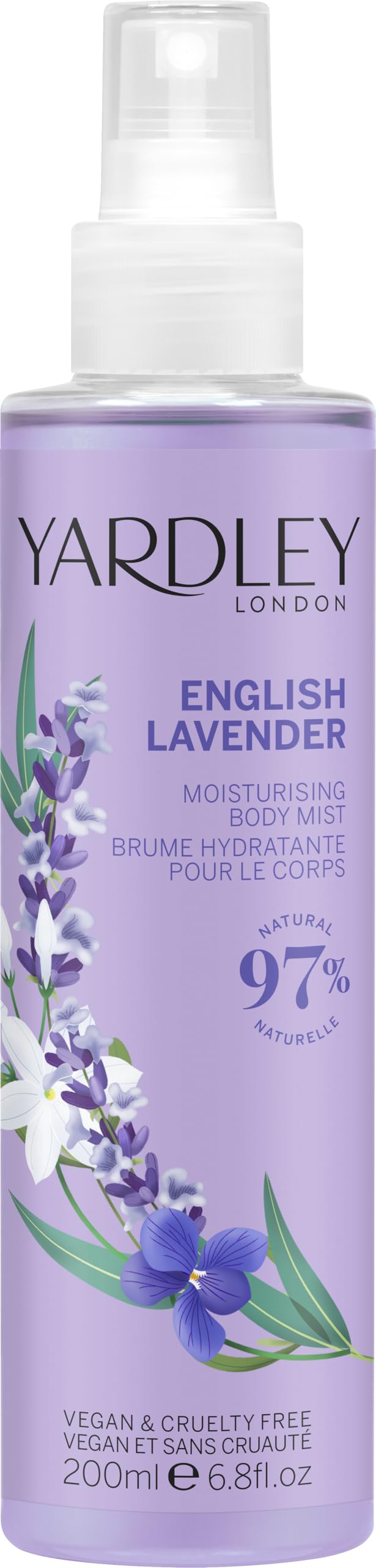 Yardley London English Lavender Fragrance Mist 200 ml
