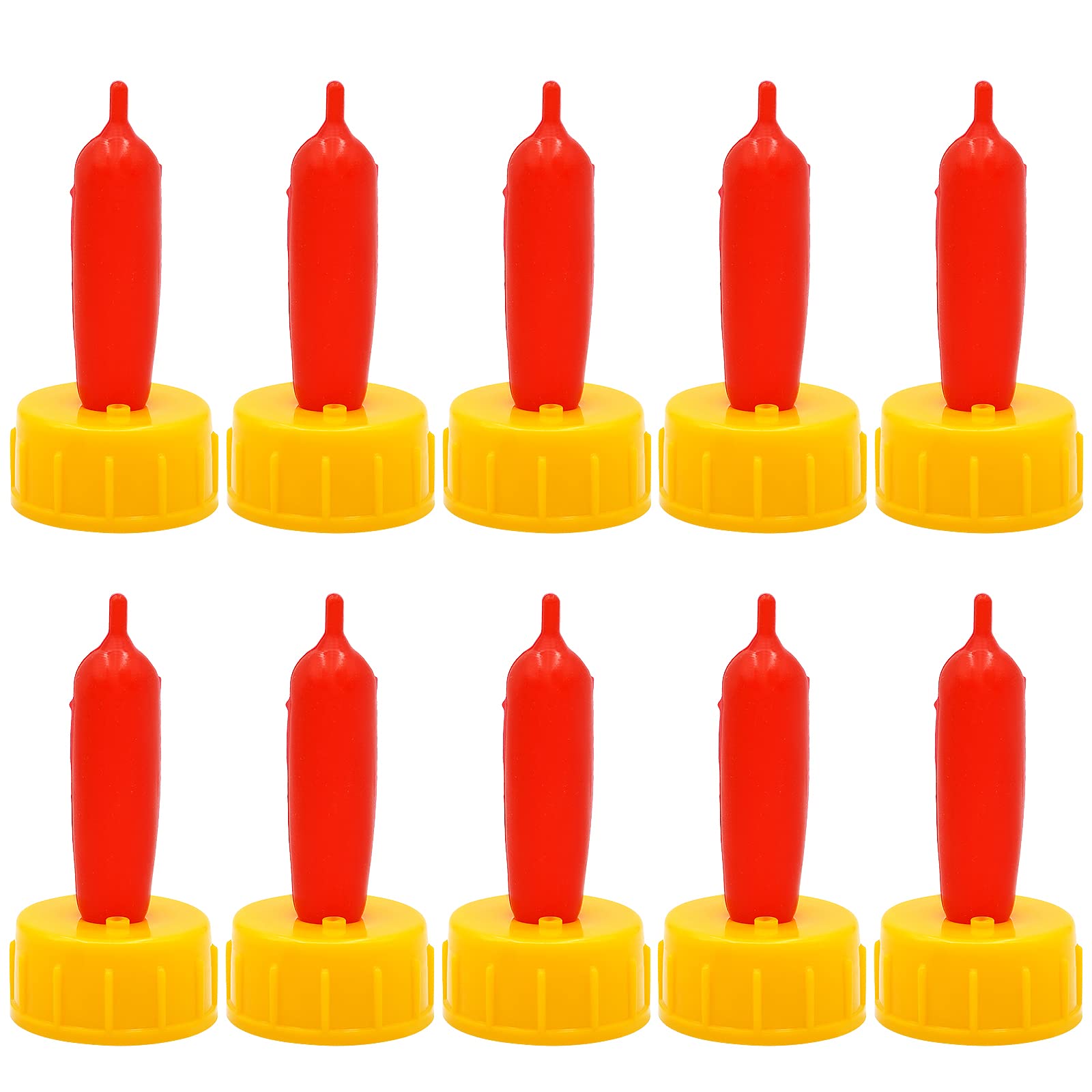 farm & ranch 10 pcs Milk Drink Nipple Soft Rubber Pacifier For Teat Feed Orphaned Lamb Sheep Pup Dog Foal Calf Easy Screw On Bottle