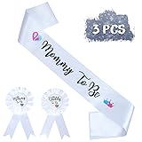 HAPPYLAND Gender Reveal Decorations Sash and